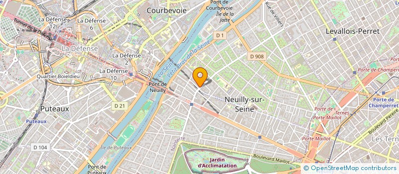 localisation de l'entreprise ARIAVENTURE à NEUILLY-SUR-SEINE