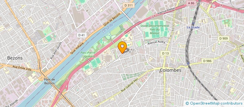 localisation de l'entreprise ARIAX à COLOMBES