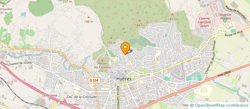 localisation de l'entreprise ARIBAT à HYERES