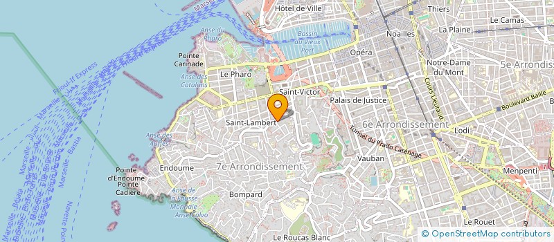 localisation de l'entreprise ARIBAT  MARSEILLE