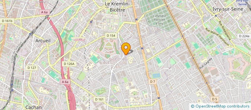 localisation de l'entreprise ARIBAT MULTISERVICES  VILLEJUIF