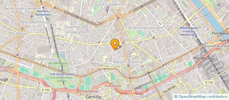 localisation de l'entreprise ARIBERT  BAGNEUX
