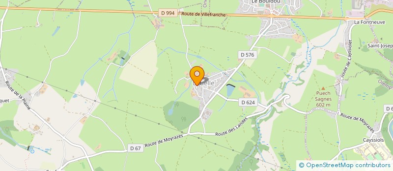 localisation de l'entreprise ARIBI MACONNERIE GENERALE à DRUELLE BALSAC