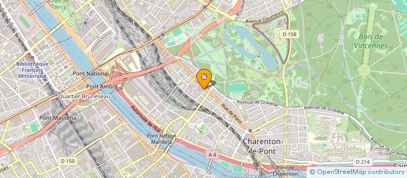 localisation de l'entreprise ARIC  CHARENTON-LE-PONT