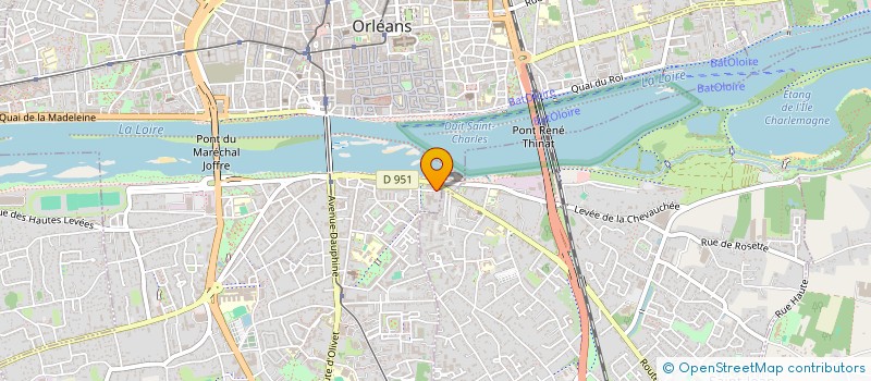 localisation de l'entreprise ARICA ET ASSOCIES à ORLEANS
