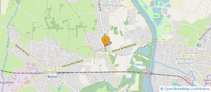 localisation de l'entreprise ARICAN IMMOBILIER  SAINT-CYPRIEN