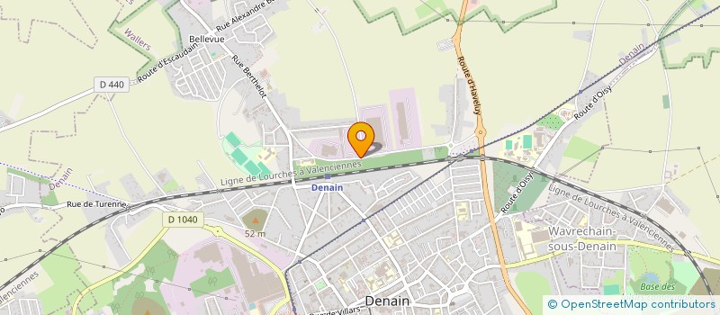 localisation de l'entreprise ARICIA à DENAIN