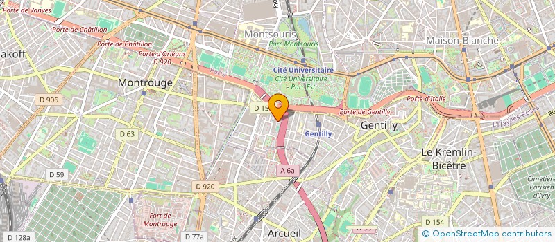 localisation de l'entreprise ARICLA à GENTILLY