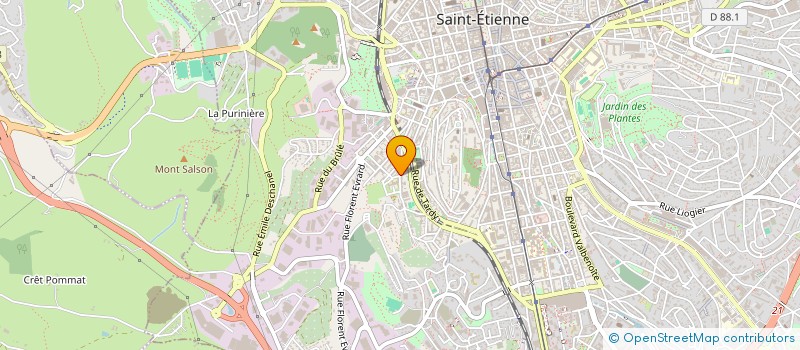 localisation de l'entreprise ARICOLORZ  SAINT-ETIENNE