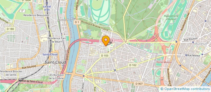localisation de l'entreprise ARICOM à BOULOGNE-BILLANCOURT
