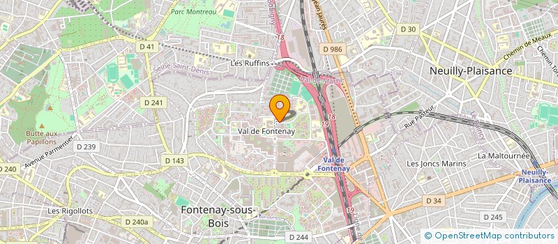 localisation de l'entreprise ARICONSEIL à FONTENAY-SOUS-BOIS