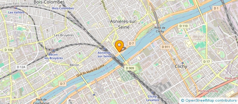 localisation de l'entreprise ARIDHNUR  ASNIERES-SUR-SEINE