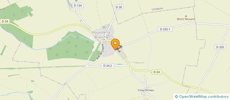 localisation de l'entreprise ARIDIA à HOUVILLE-LA-BRANCHE