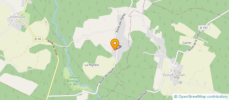 localisation de l'entreprise ARIE à VILLENAVE