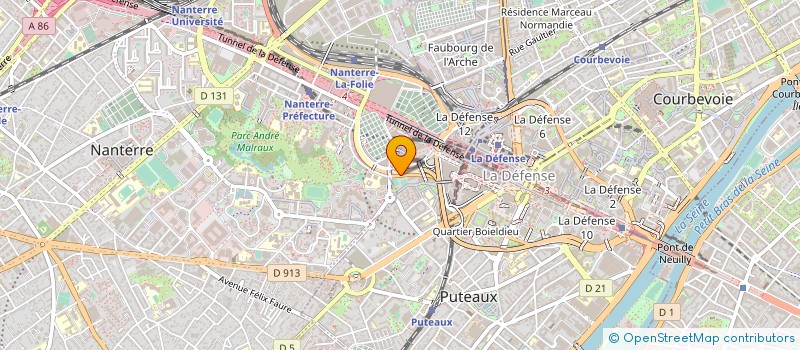 localisation de l'entreprise ARIE BASALTE à PUTEAUX
