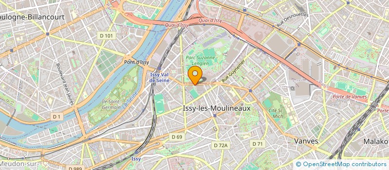 localisation de l'entreprise ARIE LE COLISEE MARCEAU à ISSY-LES-MOULINEAUX