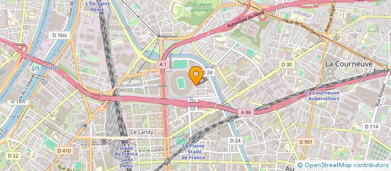 localisation de l'entreprise ARIE OLYMPE à SAINT-DENIS