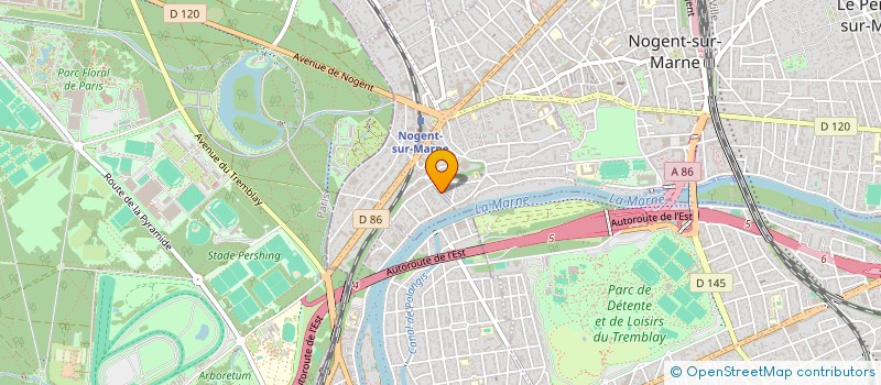 localisation de l'entreprise ARIE PRIME à NOGENT-SUR-MARNE