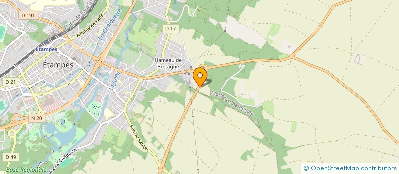 localisation de l'entreprise ARIEGE ACCUEIL ANIMATION à MORIGNY-CHAMPIGNY