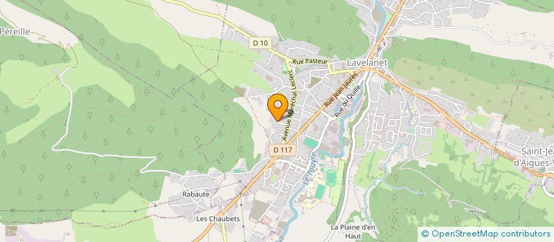 localisation de l'entreprise ARIEGE AUTO OCCASION à LAVELANET