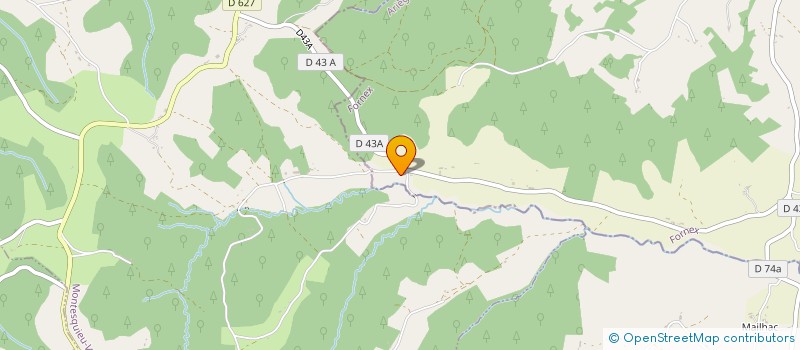 localisation de l'entreprise ARIEGE CBD à FORNEX