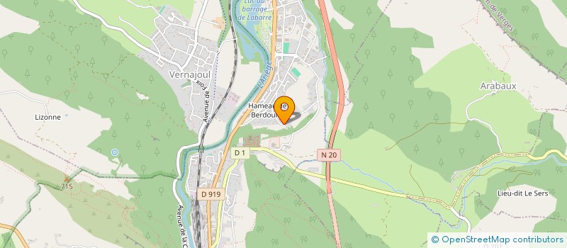 localisation de l'entreprise ARIEGE CHAUFFAGE CLIMATISATION PLOMBERIE  FOIX
