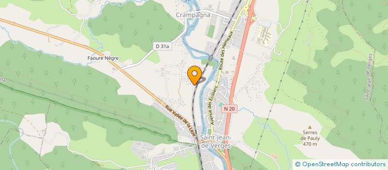 localisation de l'entreprise ARIEGE ELECTRICITE à VARILHES