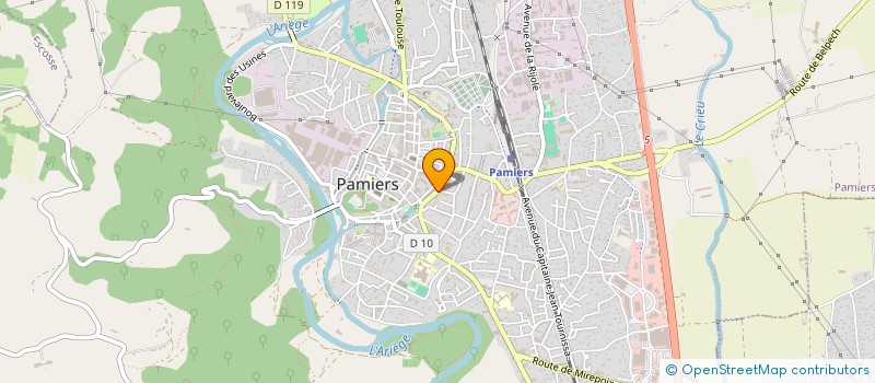 localisation de l'entreprise ARIEGE EMPLOI ET CARRIERE METALLURGIE à PAMIERS