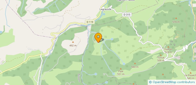 localisation de l'entreprise ARIEGE ENERGIE BOIS FORET à MONTELS