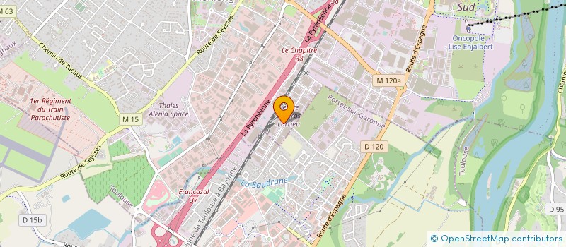 localisation de l'entreprise ARIEGE ESPACE PRESSE à TOULOUSE