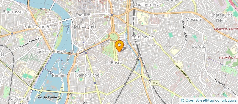 localisation de l'entreprise ARIEGE ET GARONNE à TOULOUSE
