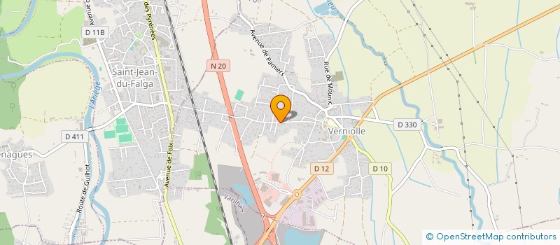 localisation de l'entreprise ARIEGE FORAGE à VERNIOLLE