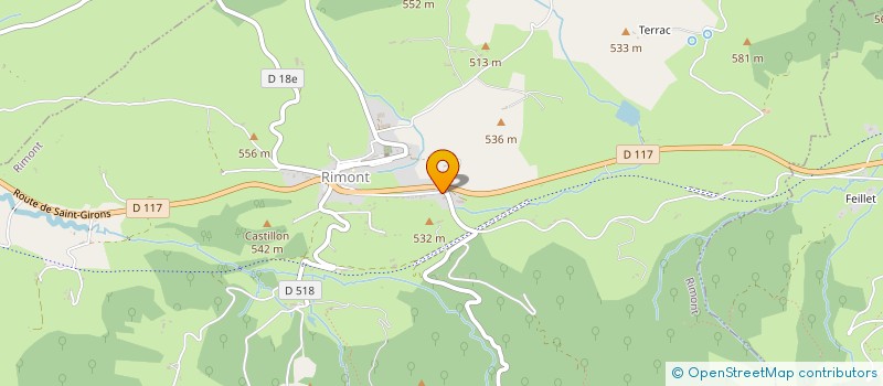 localisation de l'entreprise ARIEGE FOURNITURES DE BUREAU ET CONSOMMABLES INFORMATIQUES à RIMONT