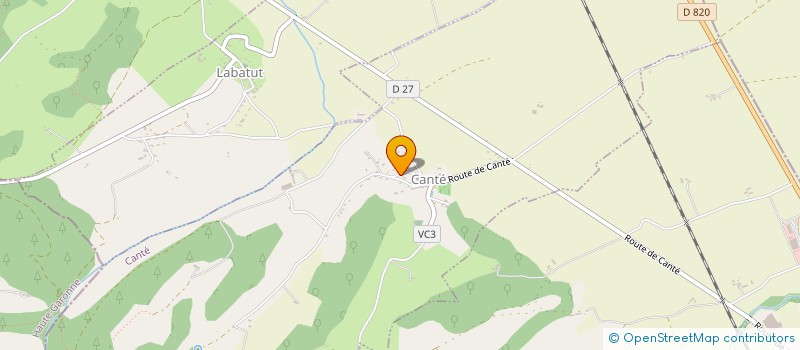 localisation de l'entreprise ARIEGE FRET EXPRESS à CANTE