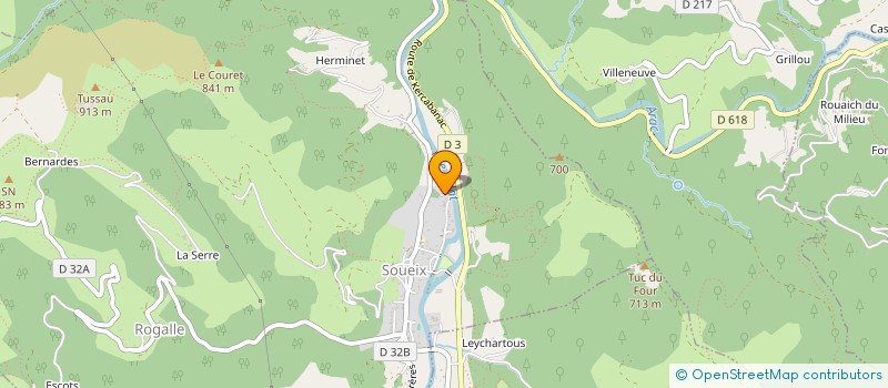 localisation de l'entreprise ARIEGE GASTRONOMIE PRODUCTION ETUDES à ERCE