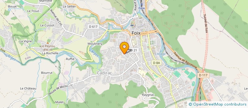 localisation de l'entreprise ARIEGE GROOVE à FOIX