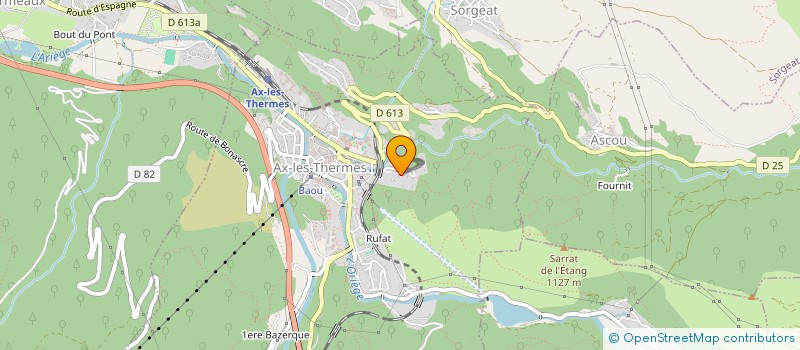 localisation de l'entreprise ARIEGE KITE ASSOCIATION à AX-LES-THERMES