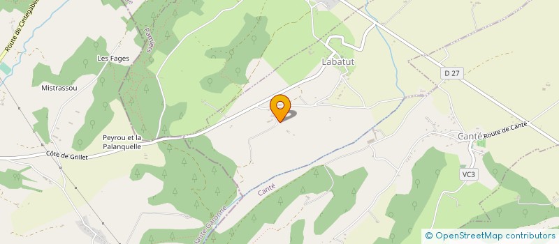 localisation de l'entreprise ARIEGE MAINTENANCES ET SERVICES à LABATUT