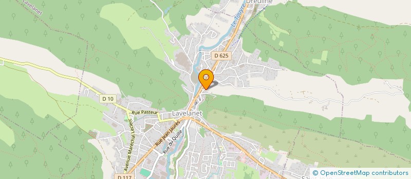 localisation de l'entreprise ARIEGE MAROQUINERIE à LAVELANET