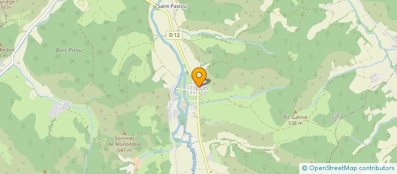 localisation de l'entreprise ARIEGE NEO TECH à DUN