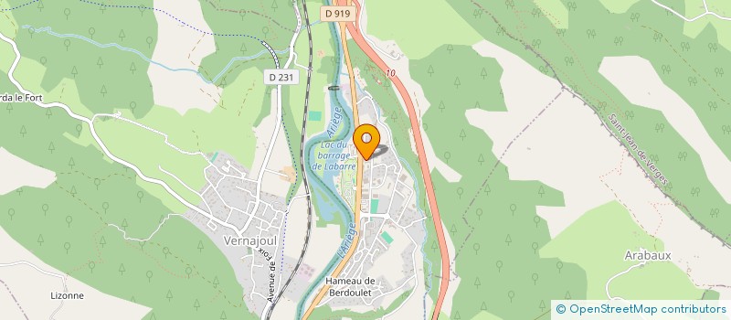 localisation de l'entreprise ARIEGE PYRENEES OMNISPORTS à FOIX