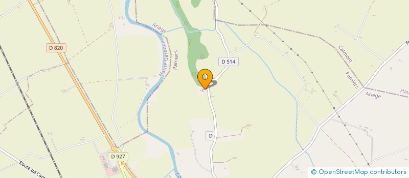 localisation de l'entreprise ARIEGE TOUS TRAVAUX DE BATIMENT à SAVERDUN