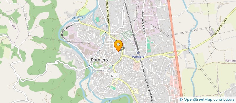 localisation de l'entreprise ARIEGE VIE à PAMIERS