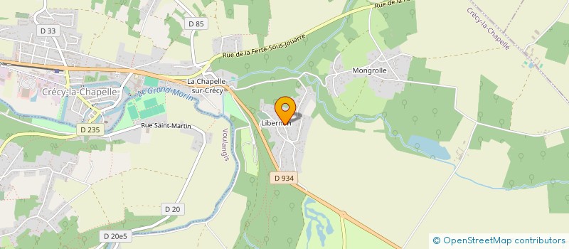 localisation de l'entreprise ARIEL 2015  CRECY-LA-CHAPELLE