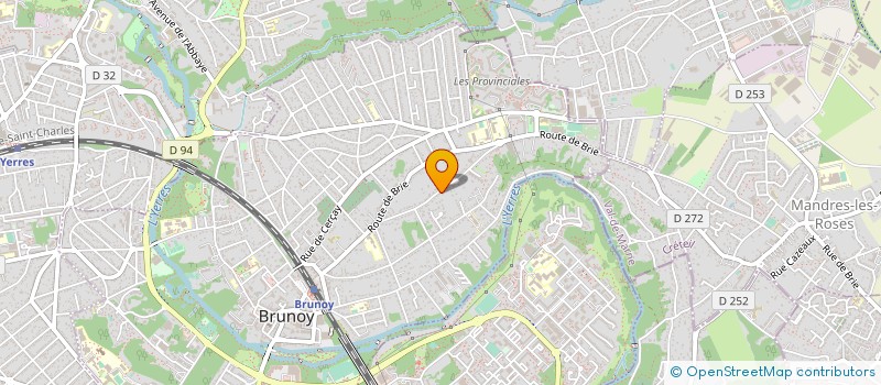 localisation de l'entreprise ARIEL  BRUNOY