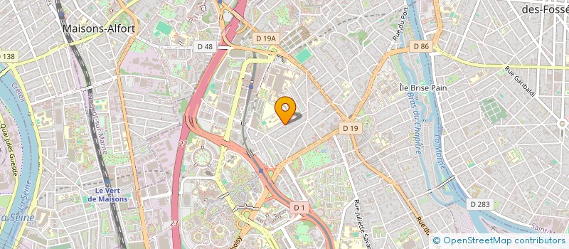 localisation de l'entreprise ARIEL à CRETEIL