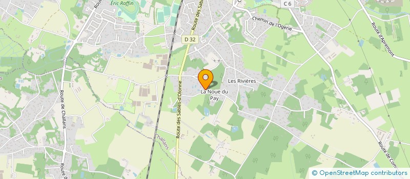 localisation de l'entreprise ARIEL ET CALIBAN à CHALLANS