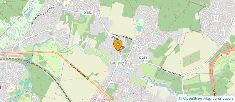 localisation de l'entreprise ARIEL INVEST  SANTENY