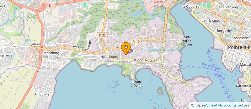 localisation de l'entreprise ARIEMADE  BAIE-MAHAULT