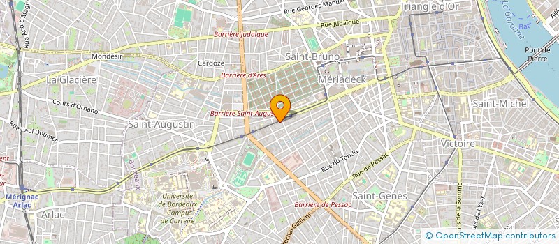 localisation de l'entreprise ARIENCE  BORDEAUX